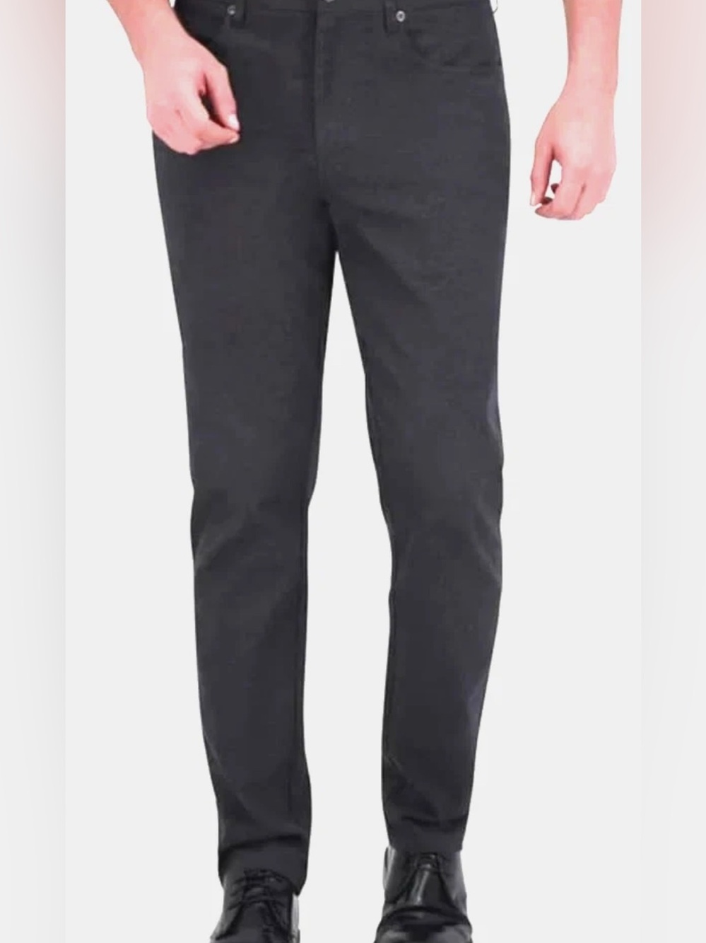 Kirkland Signature Men's Dark Charcoal Gray Chinos 32x34